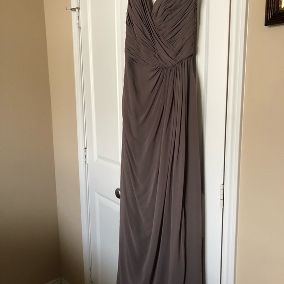 Dessy Bridesmaid Style 2905 Mocha - Picture 2 of 8